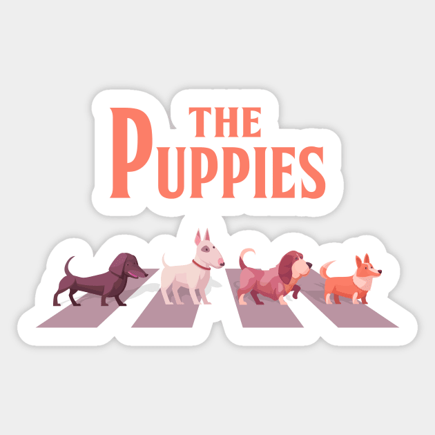 The Puppies Sticker by stardogs01